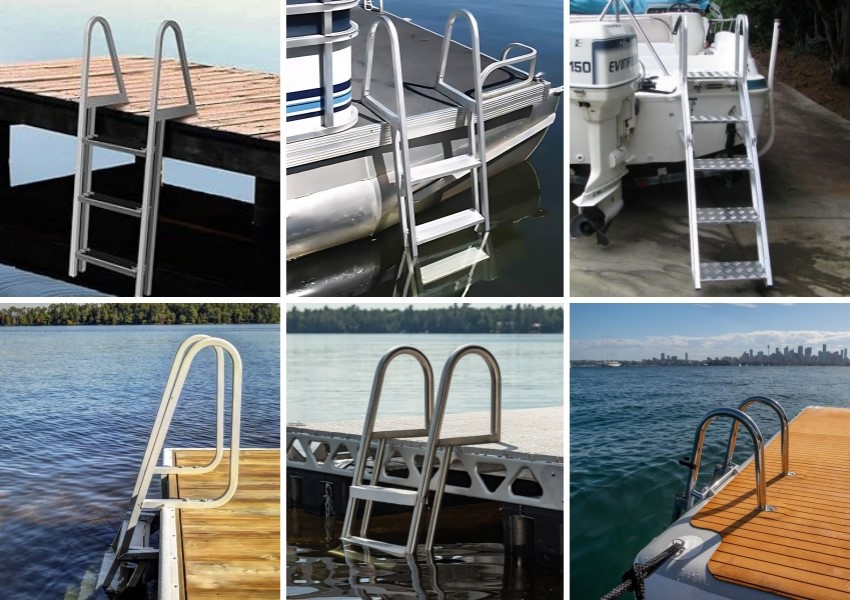 removable pontoon boat ladder removable pontoon boat ladder
